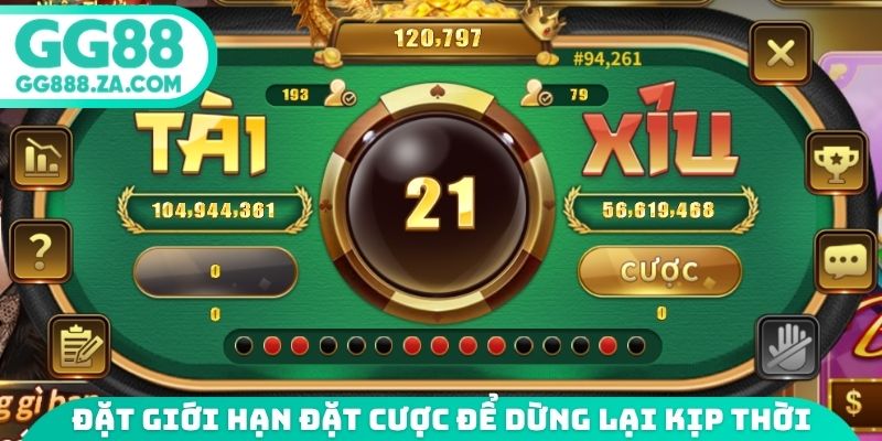 Đặt giới hạn đặt cược để dừng lại kịp thời