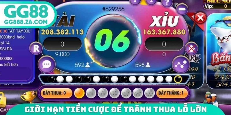 Giới hạn tiền cược để tr&aacute;nh thua lỗ lớn