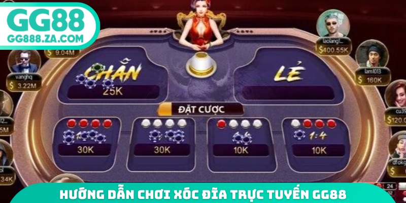Hướng dẫn chơi x&oacute;c đĩa trực tuyến GG88