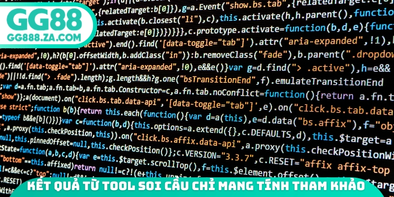 Kết quả từ tool soi cầu chỉ mang tính tham khảo