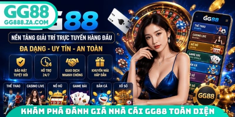 Kh&aacute;m ph&aacute; đ&aacute;nh gi&aacute; nh&agrave; c&aacute;i GG88 to&agrave;n diện