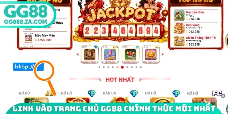 Link v&agrave;o trang chủ GG88 ch&iacute;nh thức mới nhất