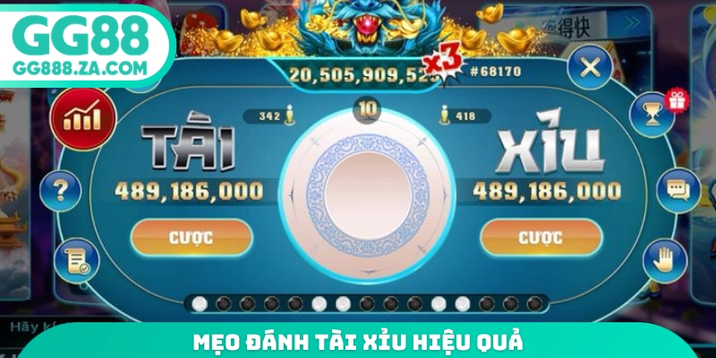 Mẹo đánh tài xỉu hiệu quả