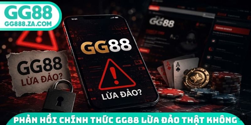 Phản hồi chính thức GG88 lừa đảo thật không