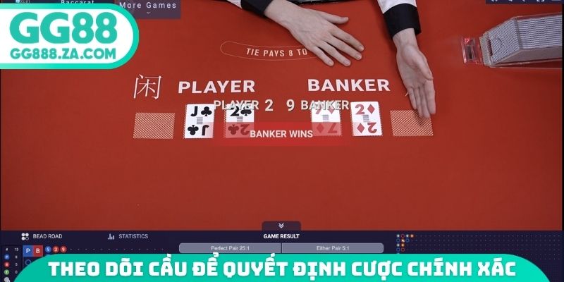 Theo d&otilde;i cầu để quyết định cược ch&iacute;nh x&aacute;c